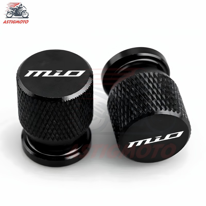 2 ชิ้นสําหรับ YAMAHA MIO 125 125i Sporty Fazzio CNC อลูมิเนียมรถจักรยานยนต์ล้อยางวาล์ว Tyre Stem Air Valve Caps Airtight ฝาครอบ Takip Sa Pito Ng Gulong