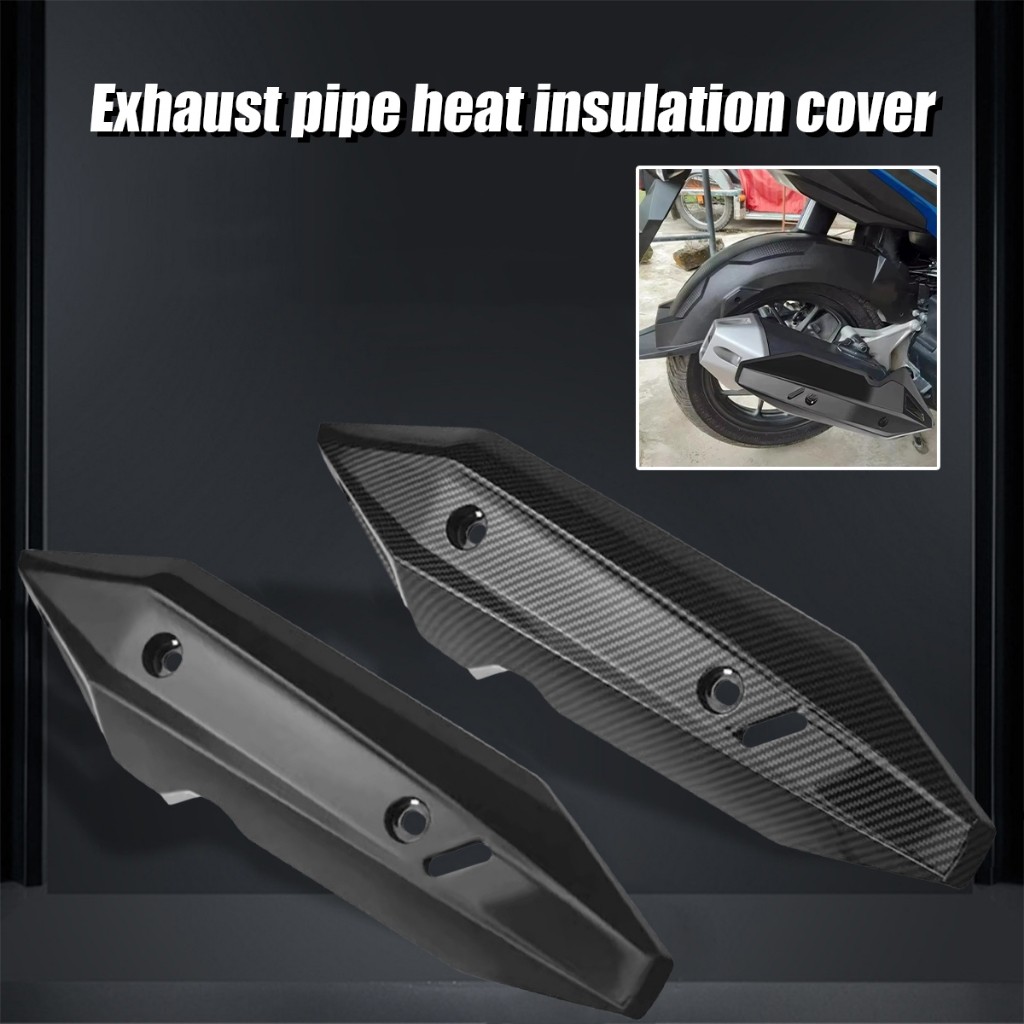 แผ่นกันร้อนท่อไอเสีย click 125i 150i ฝาคอบท่อ125 ฝาครอบท่อมอเตอร์ไซค์ - รูปที่ 4