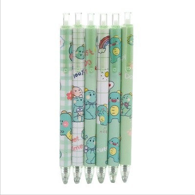 ปากกาเจลลายการ์ตูน Student and Office Pen Cute Dinosaur Motif Pen Smile shop 558
