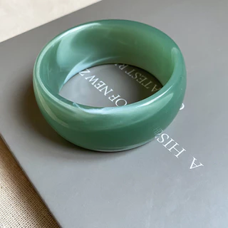 [Jewbeauty]สร้อยข้อมือเคลือบเงาอะคริลิครอยเปื้อนแฟชั่นย้อนยุคสร้อยข้อมืออเนกประสงค์ส่วนบุคคลอารมณ์อุปกรณ์เสริมมือ