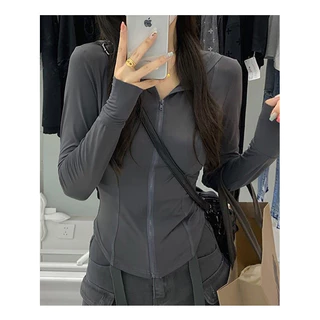 GAVELLA เสื้อกีฬา เสื้อคลุมกันแดด เสื้อเย็น ซิปปิดหน้า กันยูวี UPF50+ เนื้อผ้าบางใส่สบาย