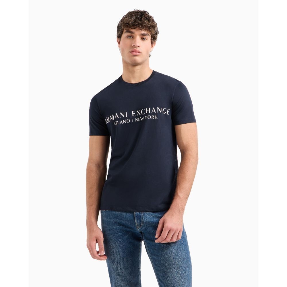 Armani Exchange เสื้อยืดผู้ชาย รุ่น 8NZT72-Z8H4Z-1510 - สีกรมท่า