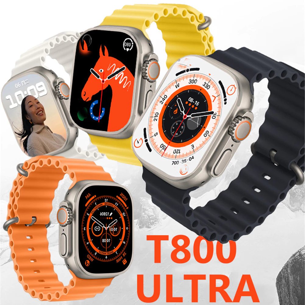 T800 Ultra 2024 นาฬิกาอัจฉริยะรุ่นใหม่ Ultra 49mm นาฬิกาอัจฉริยะสำหรับผู้ชาย บลูทูธ