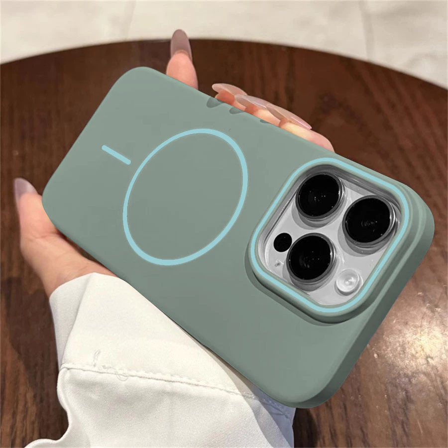 เคลือบด้าน การชาร์จแบบไร้สาย ทรศัพท์เคลือบแม่เหล็ก สำหรับ OPPO Reno 15 15 Pro 5G 14 Pro 14F 13 Pro 5G Reno 11 12 Pro 9 Pro 13F 12F A5 Pro เคสกันกระแทกป้องกันกล้อง ซิลิโคนพีซีกันกระแทก Phone case