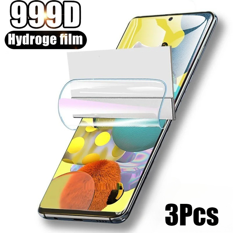 OppoA5 A5Pro A3Pro A2Pro 3 ชิ้น 999D HD Clear Soft Hydrogel ฟิล์มสําหรับ Oppo A5 A3 A2 Pro 4G 5G 202