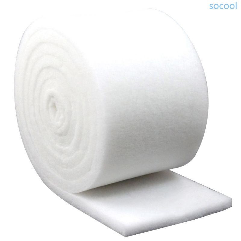Soc* Aquarium Filter Media Pad Dual การกรองความหนาแน่น Aquarium กรองฟองน้ําม้วนสําหรับคริสตัลใสน้ํา 39 ยาว