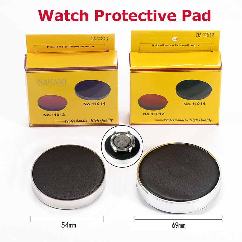 มืออาชีพนาฬิกาเครื่องประดับแผ่นป้องกันหนังปกป้องการเคลื่อนไหวปลอกเบาะแผ่นนาฬิกาส่วนซ่อมผู้ถือเครื่องมือสําหรับช่างซ่อมนาฬิกา ส/ม