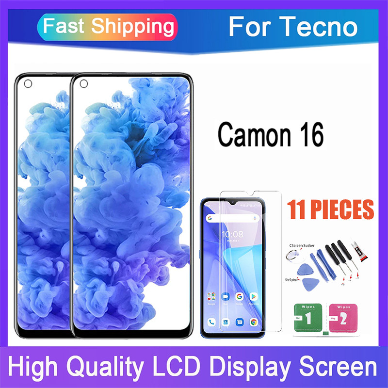 OEM สําหรับ Tecno Camon 16 CE7 CE7j จอแสดงผล LCD หน้าจอสัมผัสเปลี่ยน Fame