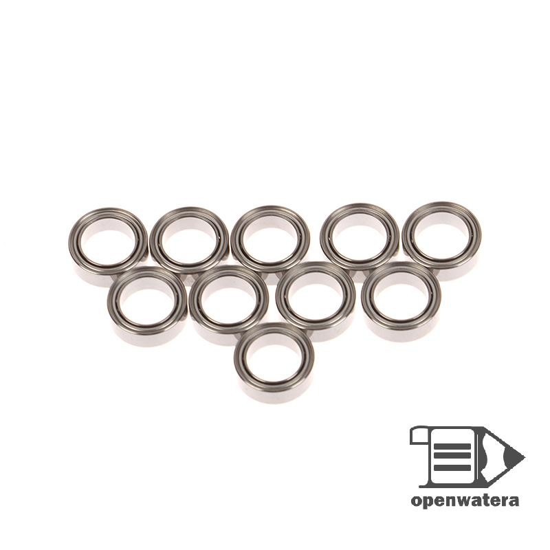 GoodGirlm1 10 PC R168zz อังกฤษของเล่น Idle Miniature Deep Groove Ball Bearing แบริ่ง 1/16 RC รถอะไหล