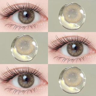 (COD) คอนแทคเลนส์สี ALASKA ใหม่ 1 คู่ เลนส์นิ่ม เลนส์เทาอ่อนน้ำตาล มีอายุ 14.2 มม.จัดส่งฟรี