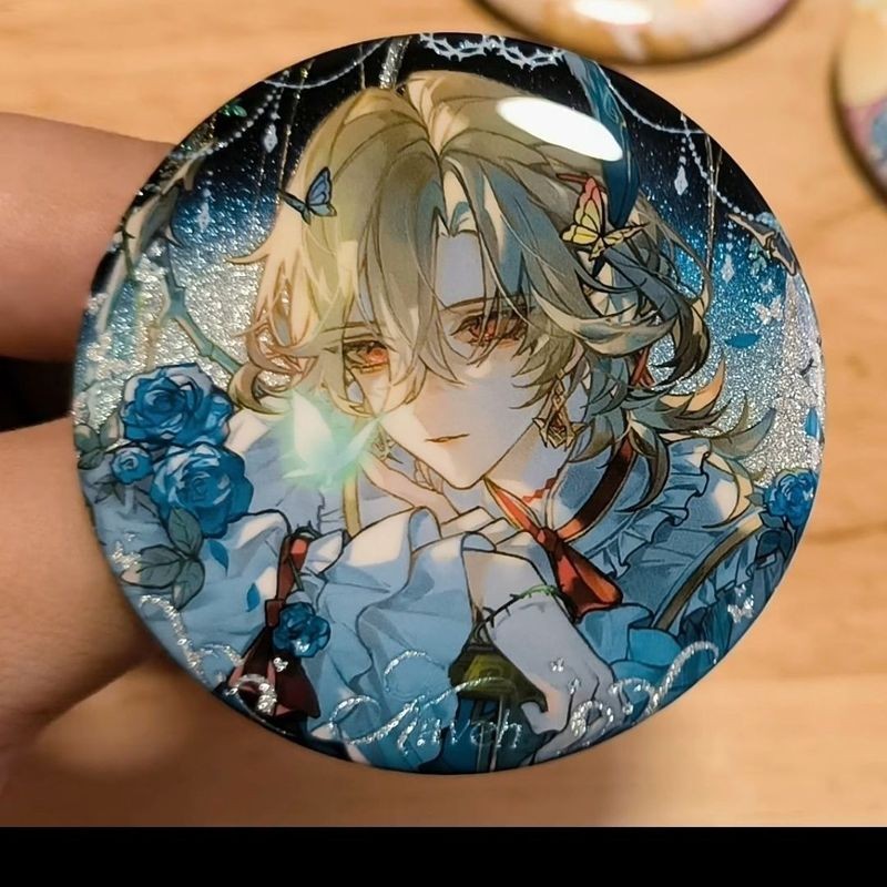 [Bota Shop] Genshin El Heisen Kavi Badge เข็มกลัดเกมอนิเมะ PS