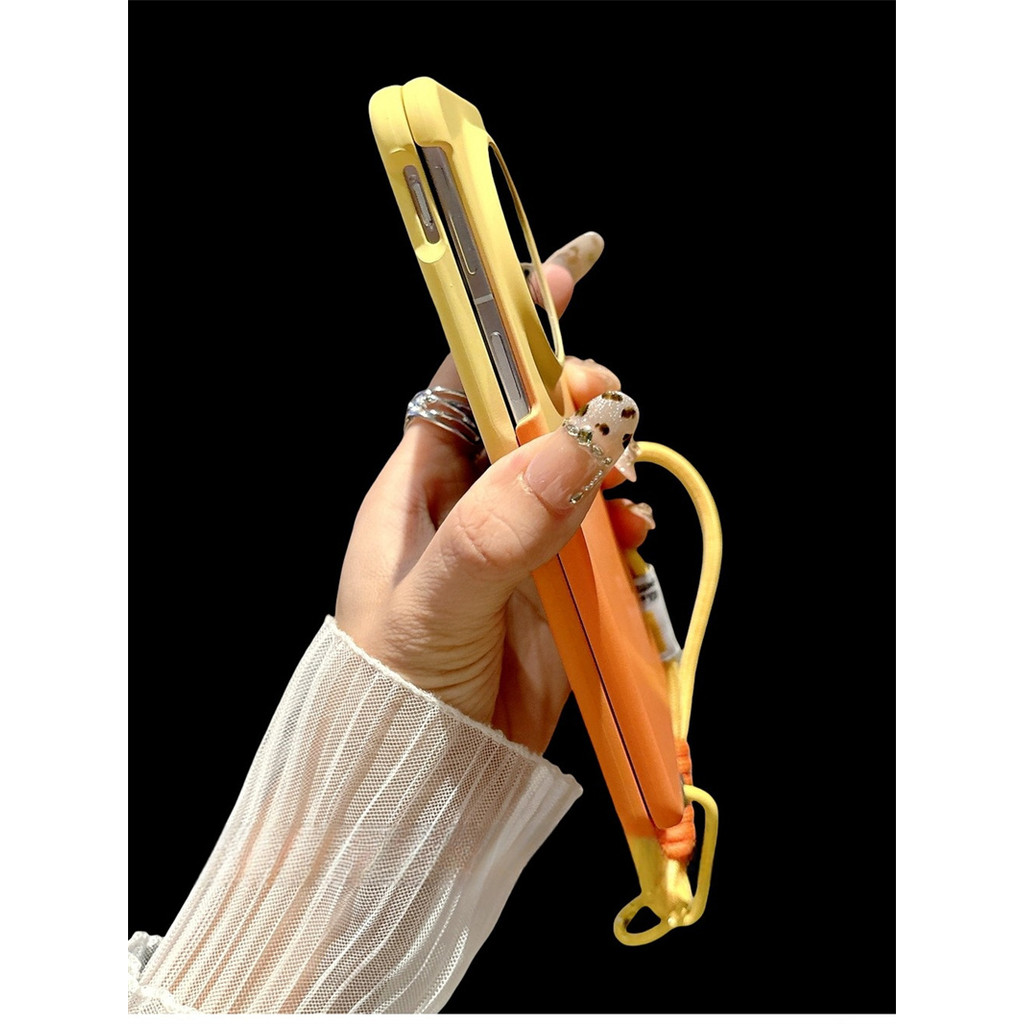 ปลอกผิวสีไล่ระดับสีบางสําหรับ ต่อต้าน ค้นหา N5 N3 ปลอกพร้อมสร้อยข้อมือเชือกเส้นเล็กฮาร์ดกันกระแทกฝาหลัง - รูปที่ 7