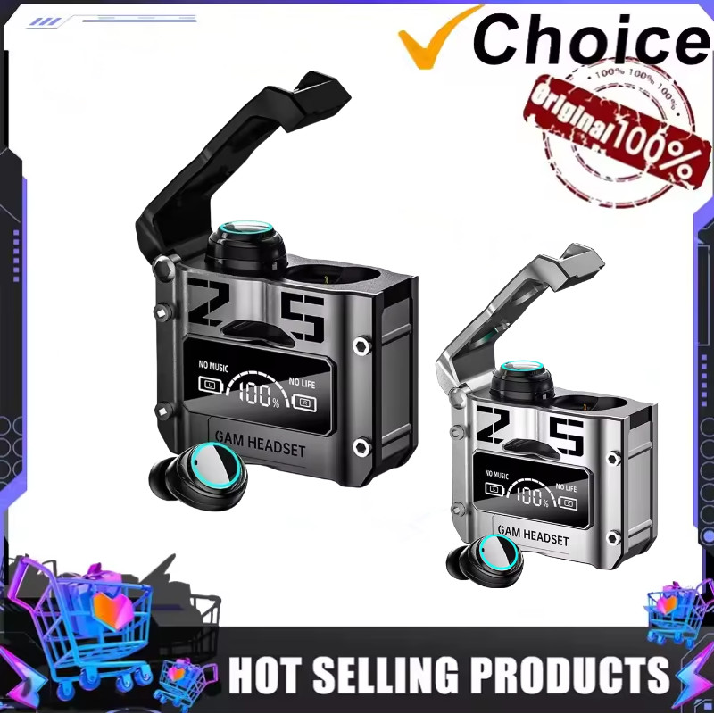 M25 TWS หูฟังไร้สายบลูทูธหูฟัง Touch Control ลดเสียงรบกวนหูฟังสเตอริโอกันน้ําชุดหูฟัง M25 เกม