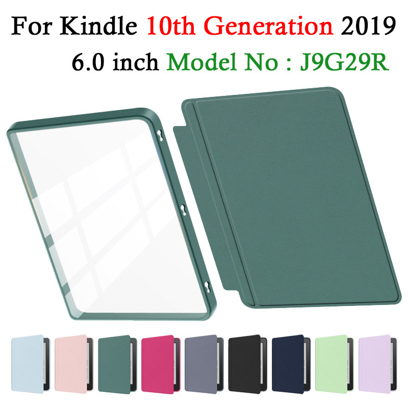 สําหรับ Kindle 10th Gen 2019 J9G29R 6.0 นิ้ว 2-in-1 E-Reader Case Snap-on อะคริลิคกันกระแทก