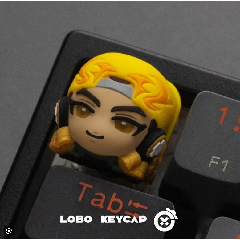Lobo Raze Valorant Agent Theme Artisan Keycaps ปุ่มกดเรซิน