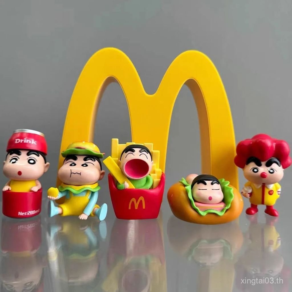 ขายร้อน Burger รูปน่ารัก Shinnosuke McDonalds Burger Cola Shin-Chan ตกแต่งรถ EMR5