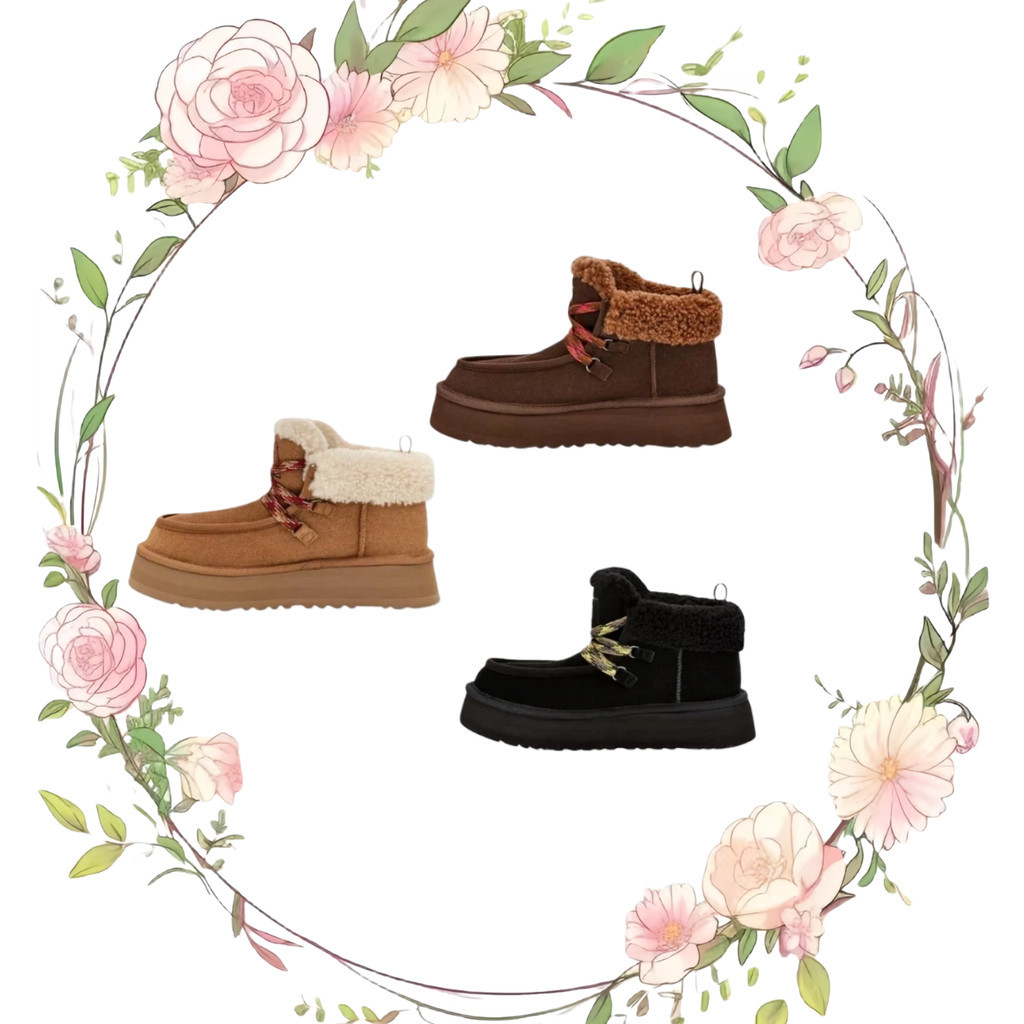 🚀ตัวแทน 🌊UGG Funkarra รองเท้าบูทหิมะ รองเท้าบูทขนปุย💦💯uggรองเท้าผ้าใบแฟชั่นแท้ 100%🐬