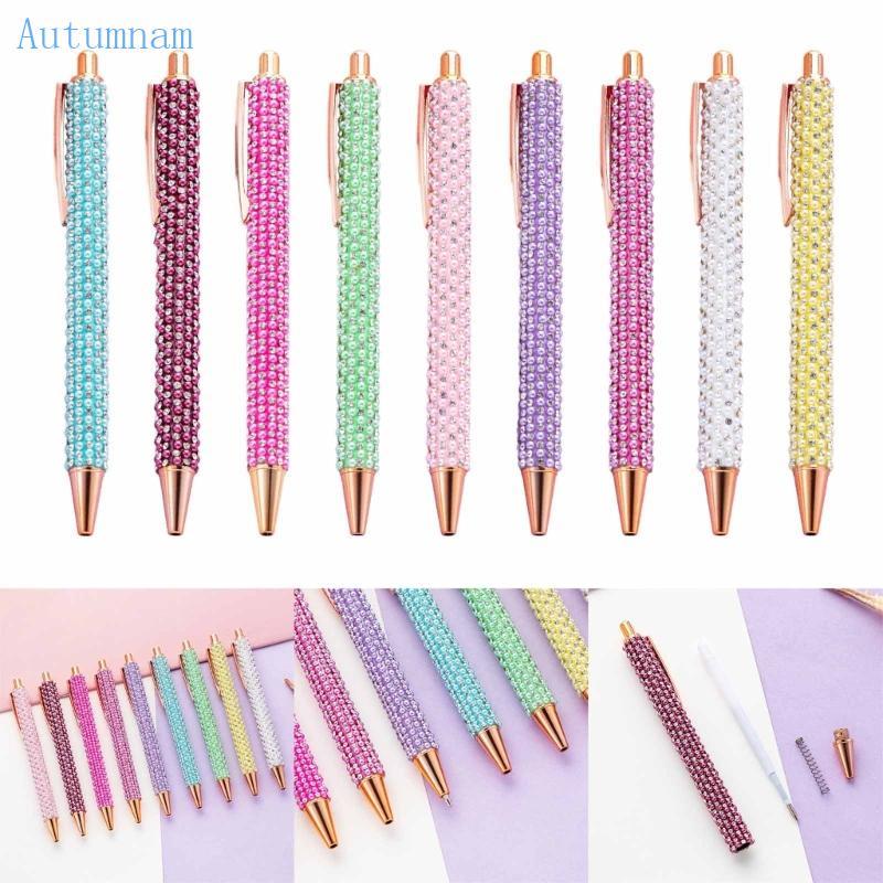 AUTU ปากกาลงนามสํานักงานลูกปัดขนาดเล็กปากกาลูกลื่นปากกาลายเซ็นธุรกิจ