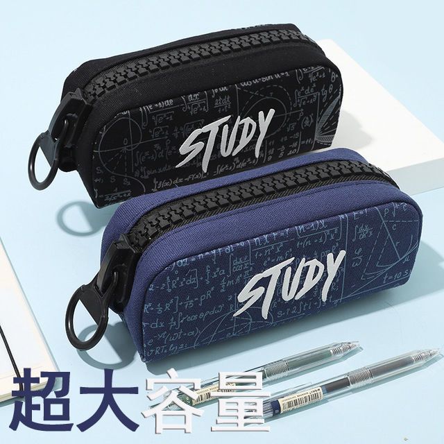 New Product#[1.1Ten Thousand People Praise]Tumi Large Zipper Pencil Case for Boys Korean Version Sim