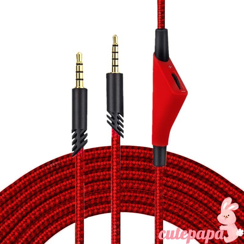 Cutep สายหูฟัง Volume Control หูฟังสําหรับเล่นเกมที่ทนต่อการสึกหรอสําหรับ A10 A40 A30