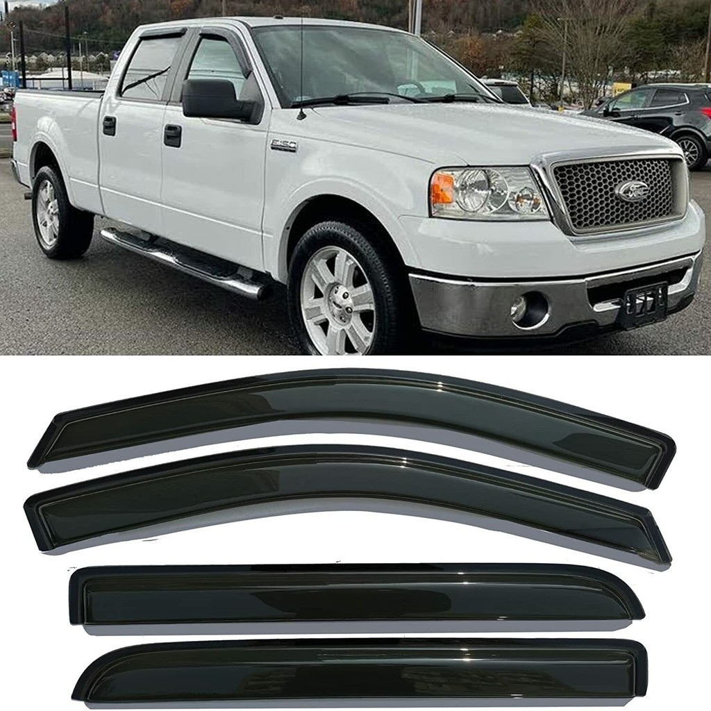 04-08 Ford F150 Supercrew Cab & Mark LT Window Visor ร่ม眉