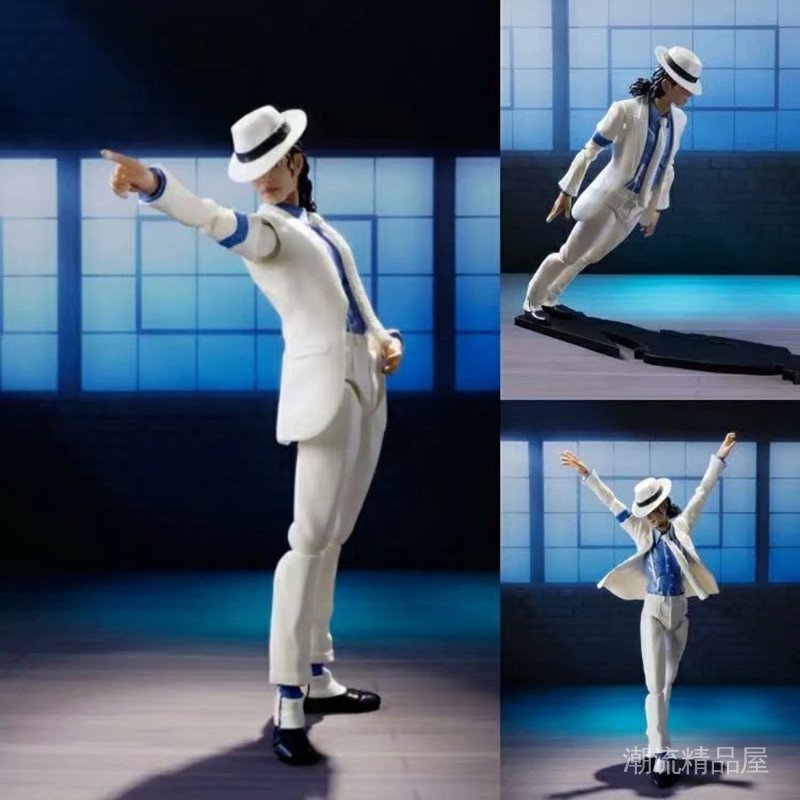 Anime SHF Michael Jackson The Master Criminal Moonwalk Action Figure Model