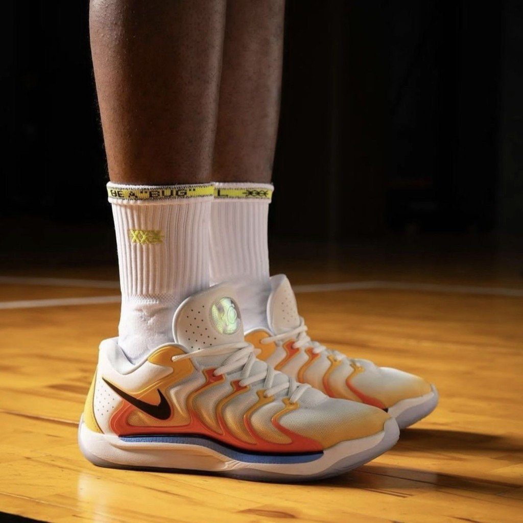 Nike Durant 17th Generation รองเท้ากีฬาดูดซับแรงกระแทกกันลื่นทนต่อการสึกหรอ KD17 First Launch Air Cu