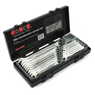 FORCE ชุดประแจแหวนข้างปากตาย 16 ชิ้น รุ่น 5161 ประกอบไปด้วยป…