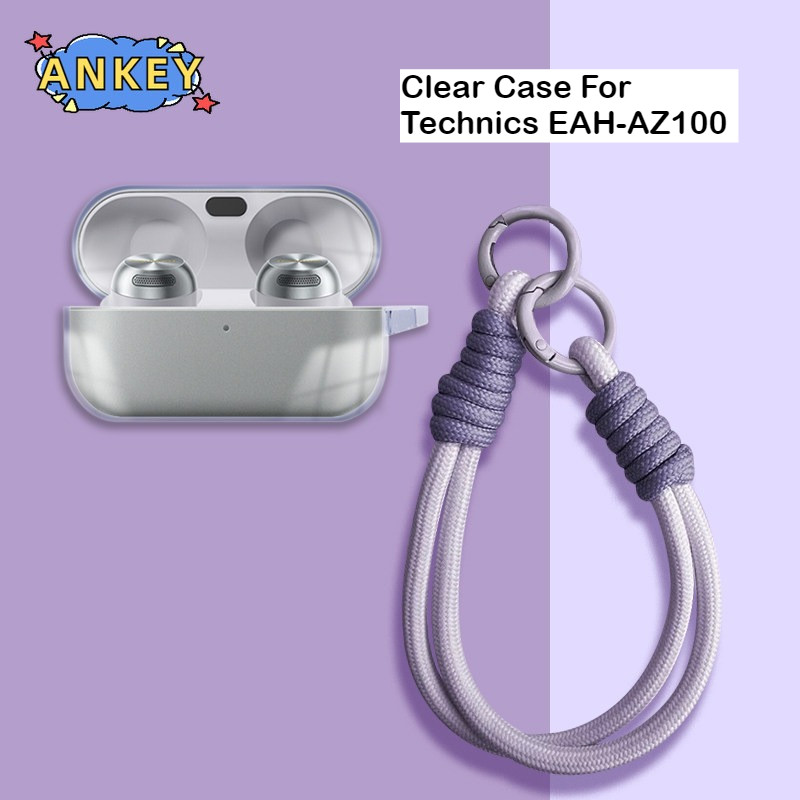 for Technics EAH-AZ100 Case Protective Transparent Clear TPU Covers Bluetooth Earphone Shell Headpho