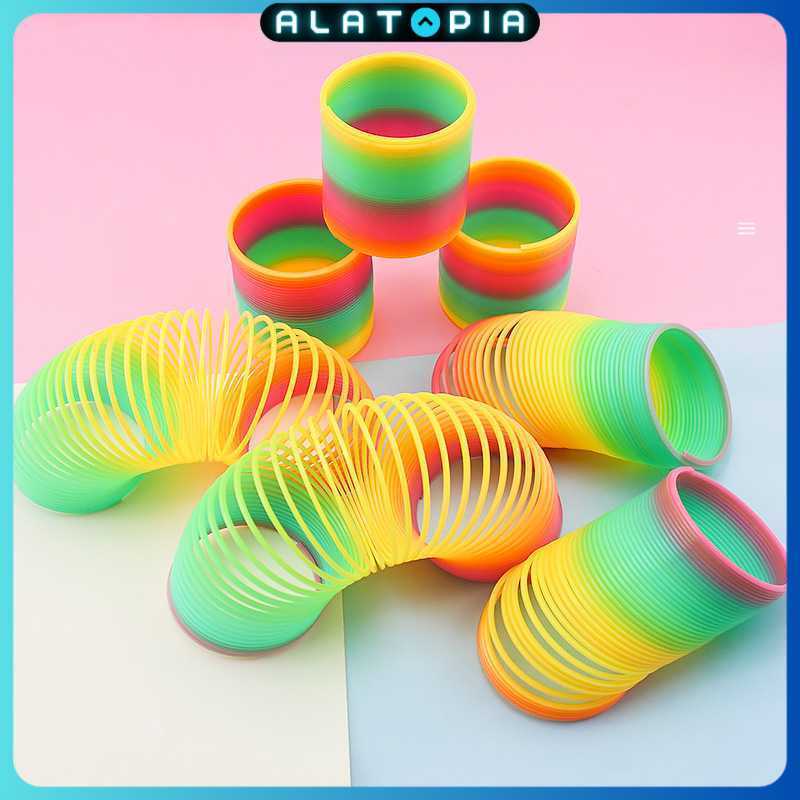 Qixing Toys Slinky Spring Rainbow Toy Per - MCS8709