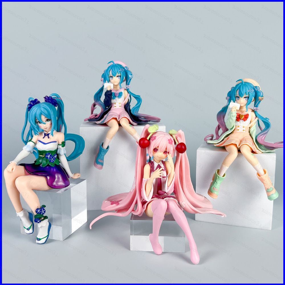 SQ3 Hatsune Miku Elaina Kiana Kasugano Sora Roxy Lillie อะนิเมะสาวสวย Action Figure เครื่องประดับ QS