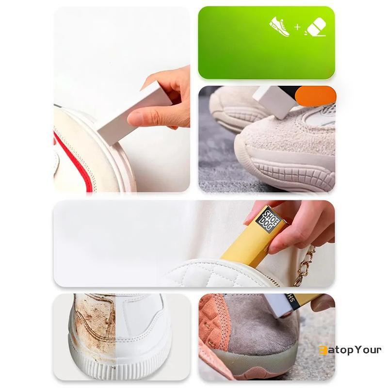 EatopYour] Eraser Suede Shoes Snow Boots รองเท้า Nubuck, Stain Remover Scrub Eraser ผลิตภัณฑ์ทําความ