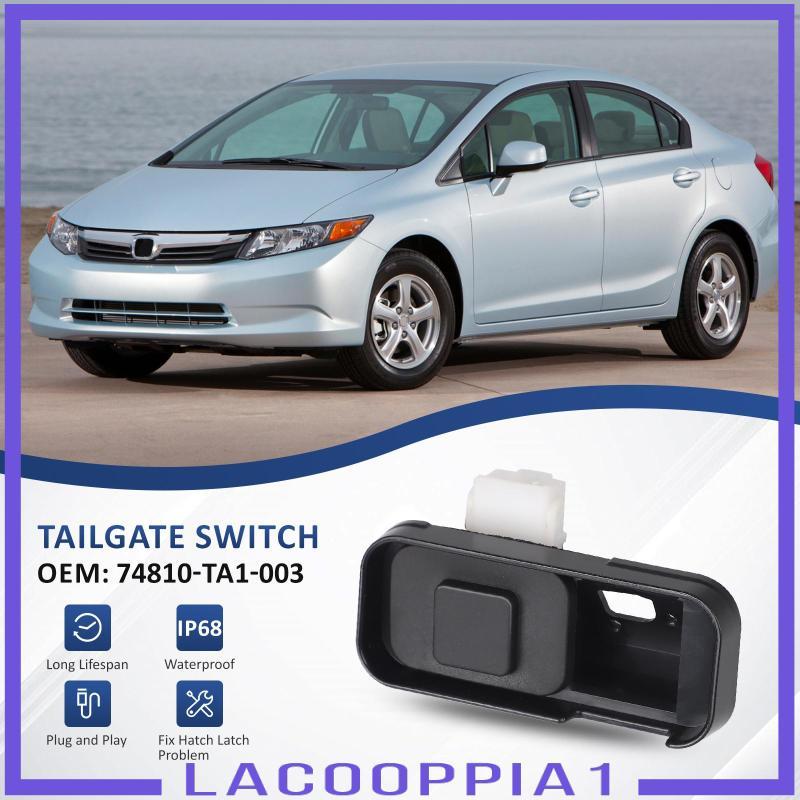 [Lacooppia1] สวิตช์ปุ่มกด Tailgate พร้อมกล้อง Mount Space Tailgate Release ปุ่มสําหรับ Crider สําหรั