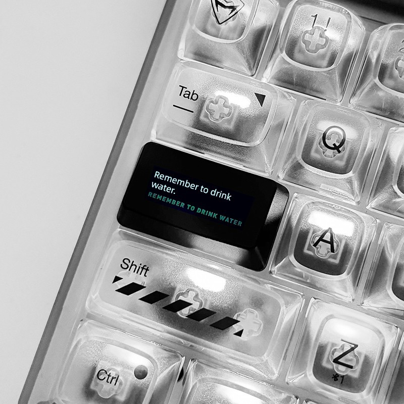 keycap ใส work egg keycaps Caps Key < จําน้ําดื่ม} ปุ่มกดโปร่งใส คีย์บอร์ดแบบกลไก Capital Keycap 1.7