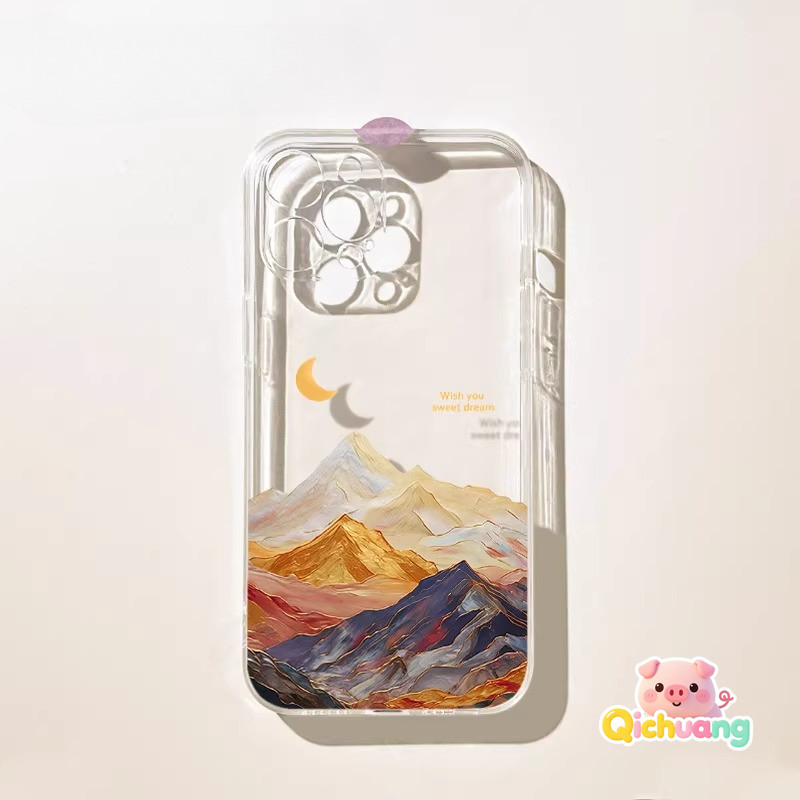 Art พิมพ์โปร่งใสสําหรับ Realme GT8 GT7 GT6 GT 6T Master หมายเหตุ 50 GT5 GT2 Pro GT Neo 7X 7 6 5 SE 3