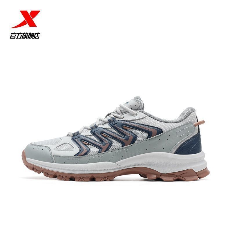 XTEP/TEP Mountain Chasing รองเท้าเดินป่ารองเท้าผู้ชายรองเท้าผู้หญิง Anti-slip Anti-collision รองเท้า