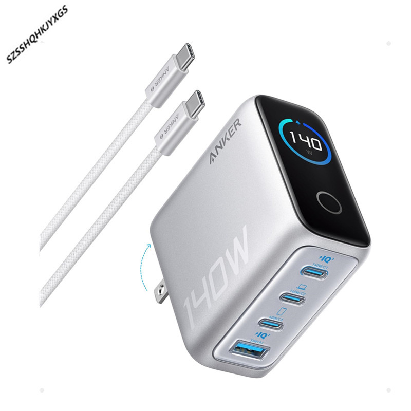 ANKER 2026CN OriginalAnker B2697 แล็ปท็อปชาร์จ, 140W MAX USB C Charger, 4-Port GaN และ Fast Charging