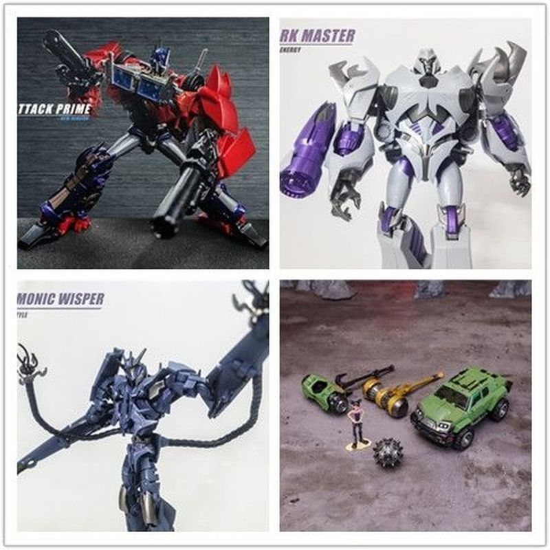 ของเล่นแปลงร่าง คอลัมน์การชาร์จ Apache Opal Sky TFP King Kong Leader สีหลัก Megatron V Sonic Partiti