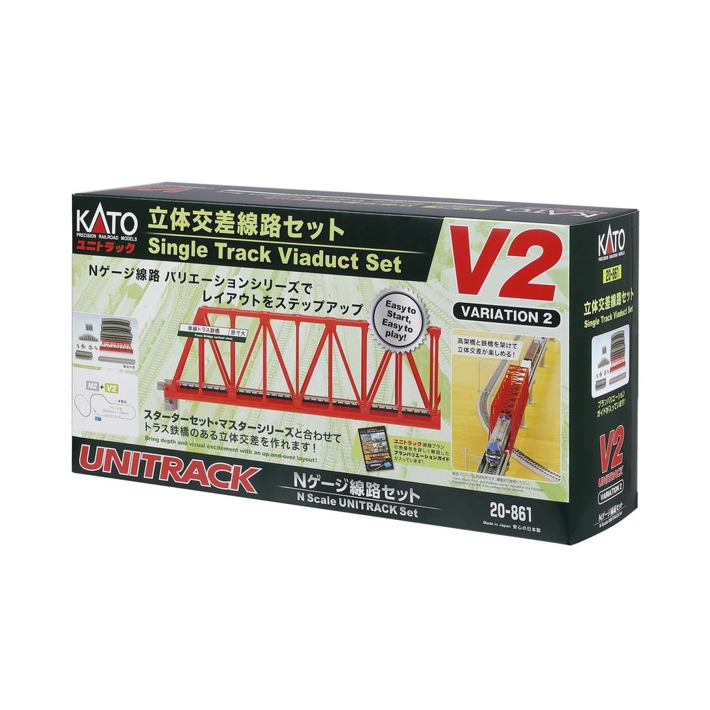 KATO N Gauge Inner Double Track Endless Set V2 20-861 Model Train Rail Set