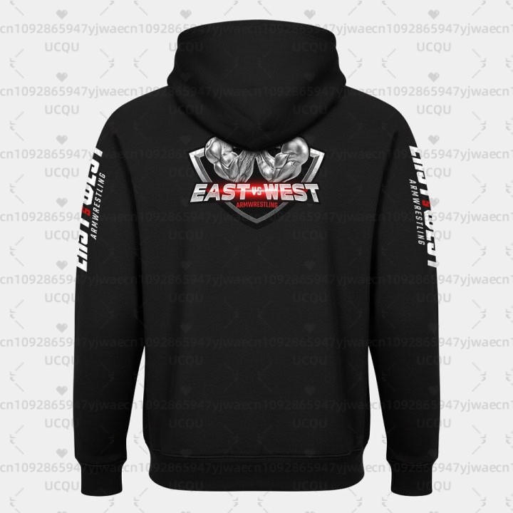 Full Sublimation Mens New East Vs West 19 Jersey Wrist Training Fitness Match Day Outfit สบาย Hooded