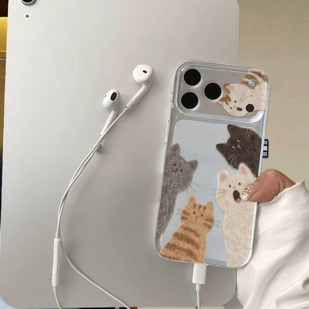 ตลก Bad Mess กับสาวเหมาะสําหรับ Apple 17PROMAX เคสโทรศัพท์ 16/15/14/13/12/11/XR เคสนิ่มเคสโทรศัพท์