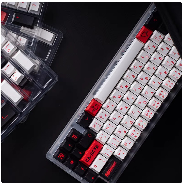 MAKIMA Macchima Chainsaw Man ความสูง PBT Keycaps เพลาแม่เหล็ก Keycaps PBT Keycaps