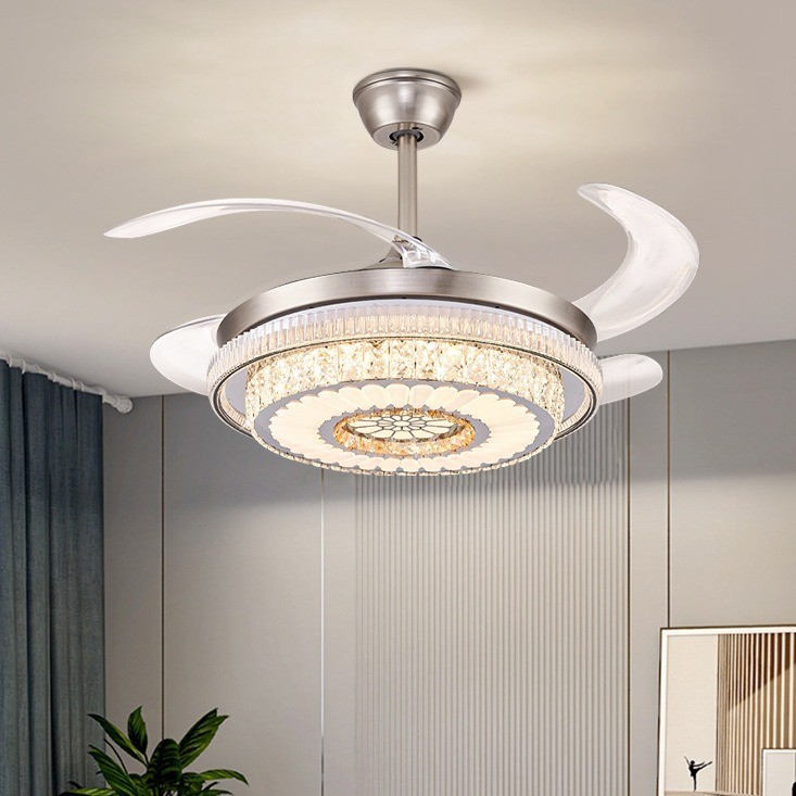 Fan Ceiling Light Invisible Ceiling Fan Light Modern Simple Home Living Room Dining Room Bedroom Stu