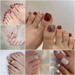 Toe Nail Fake Fake Nails Long Fake Nails Nail Sticker Press …