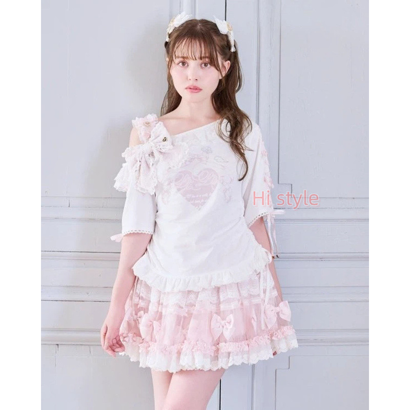 Jirai Kei LIZ LISA Y2K Lace Dream Cake 83869 กระโปรง
