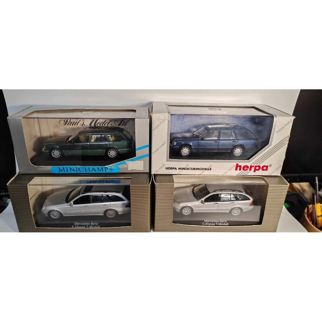 Rare 1/43 Mercedes-Benz Travel Model, Three e Travel One c Travel, Like a Little Private Chat Intere