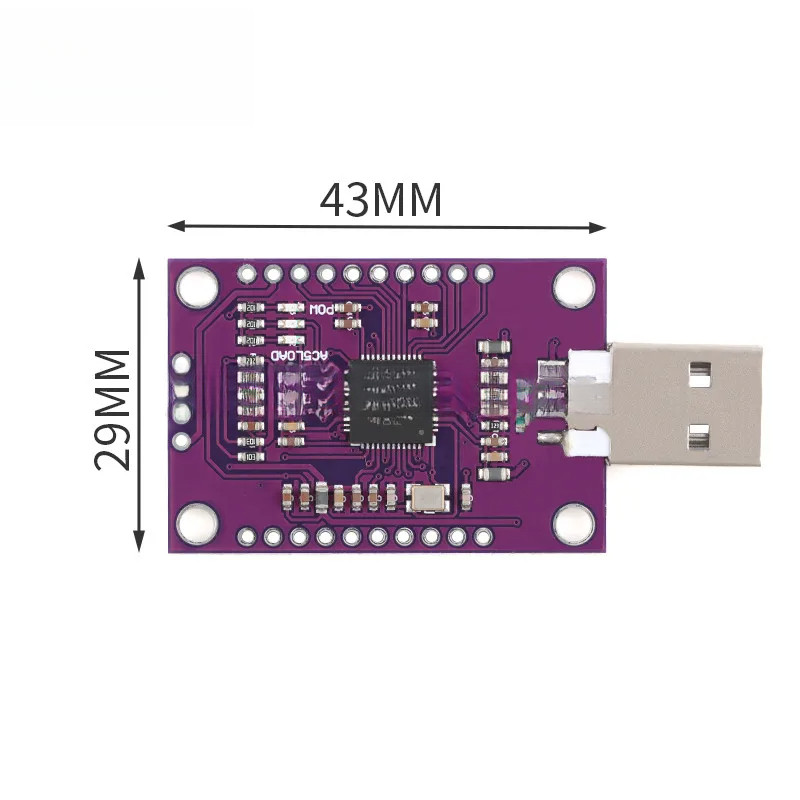 2 ชิ้น/1 ชิ้น FT232H USB ความเร็วสูงถึงพอร์ตอนุกรมโมดูลมัลติฟังก์ชั่น JTAG UART FIFO SPI I2C IIC อิน