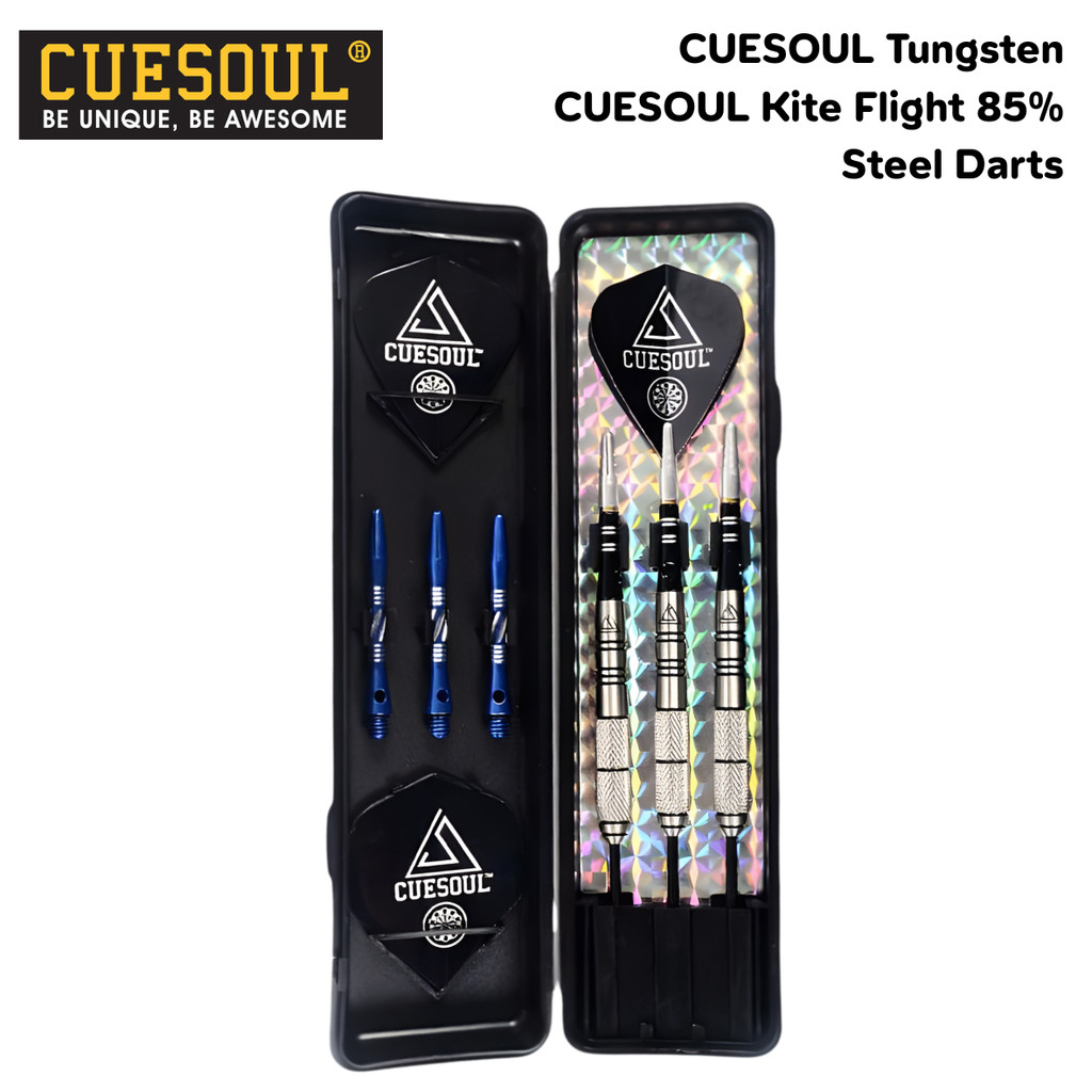 ลูกดอกปาเป้า Cuesoul Tungsten Cuesoul Kite Flight 85%Tungsten Steel Darts
