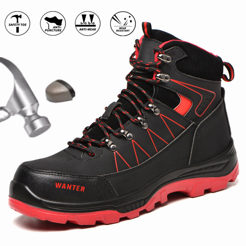 Safety Shoes Men Winter Boots Steel Toe Safety Boots Work Shoes Indestructible Safety Shoes