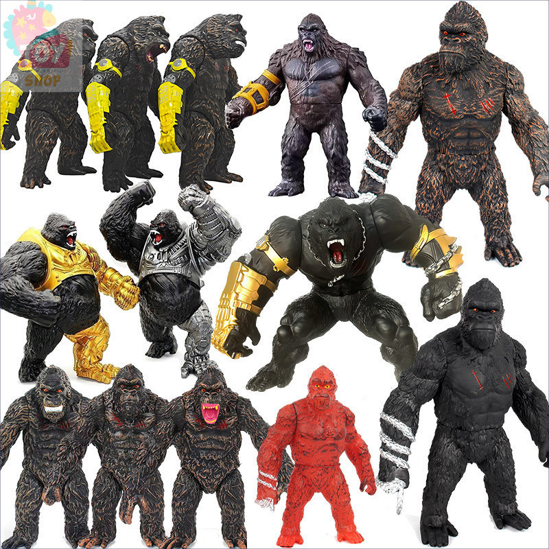 King Kong ยางนุ่ม Orangutan ของเล่นหุ่นยนต์แขน King Kong หุ่นยนต์รุ่น